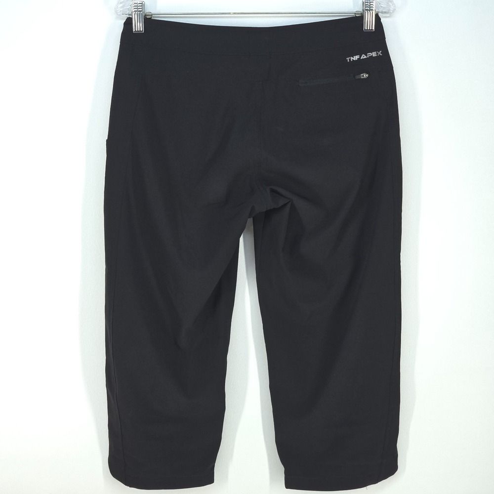 The North Face TNF Apex STH Capri Pants Women's 4 Black Soft Shell Activewear - Picture 2 of 16